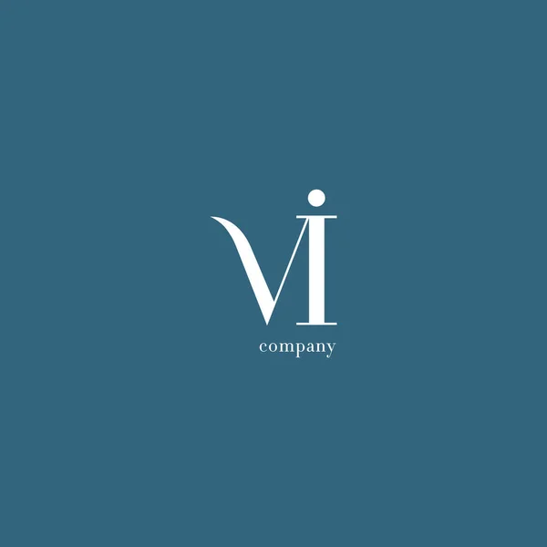 V & dopis Logo společnosti — Stockový vektor