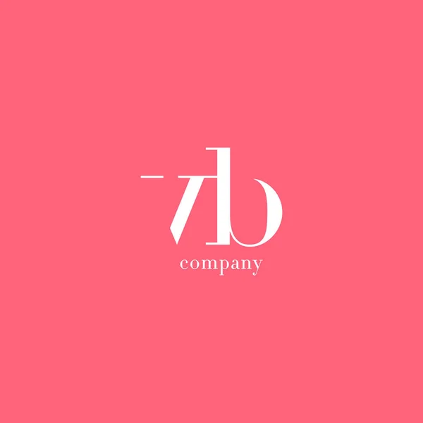 V ・ B の手紙会社のロゴ — ストックベクタ