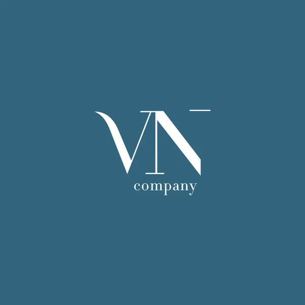 V idealna Logo firmy literę N — Wektor stockowy