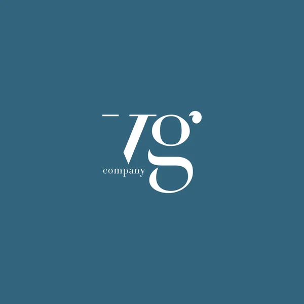 V & G Letter Company Logo — Stock Vector
