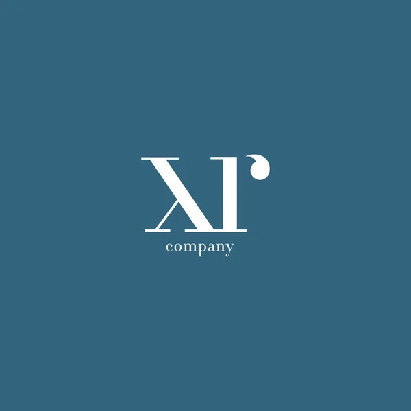 X ve R harfi şirket logosu — Stok Vektör