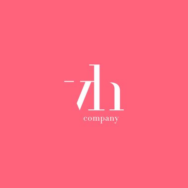 V ve H harfi şirket logosu 