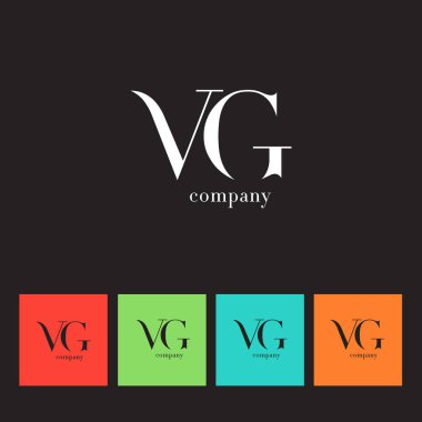 V ve G harfi şirket logosu 