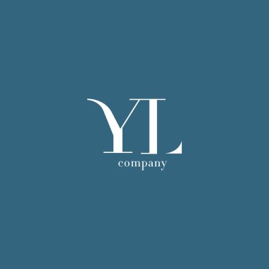 Y ve L harfi şirket logosu 