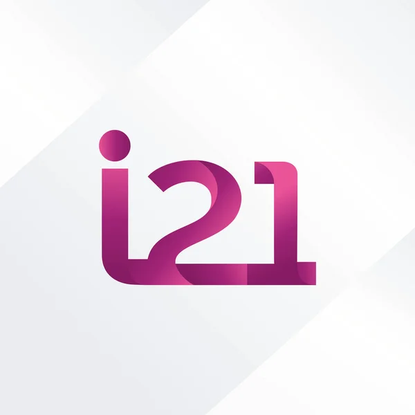 I 21 gemeinsames Logo — Stockvektor