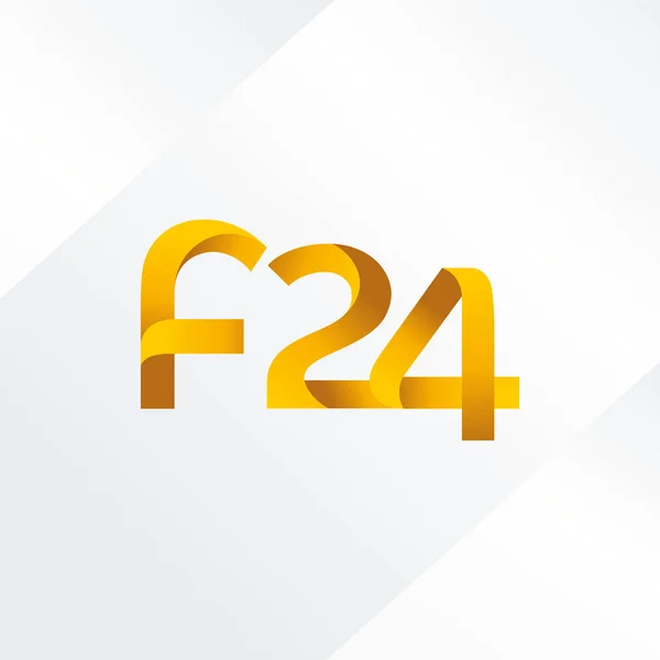 Логотип f24 — стоковый вектор