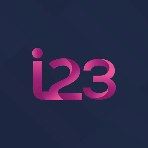 I 23 gemeinsames Logo — Stockvektor