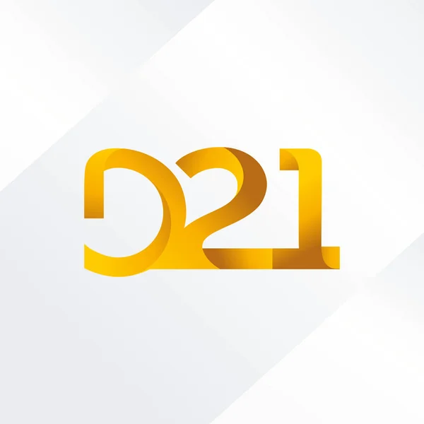 D 21  joint logo — Stock Vector