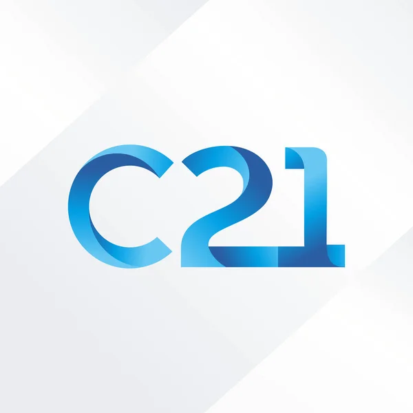 C21   joint logo — Stock Vector