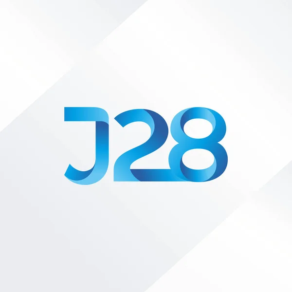 J28 gemensamma logotyp — Stock vektor