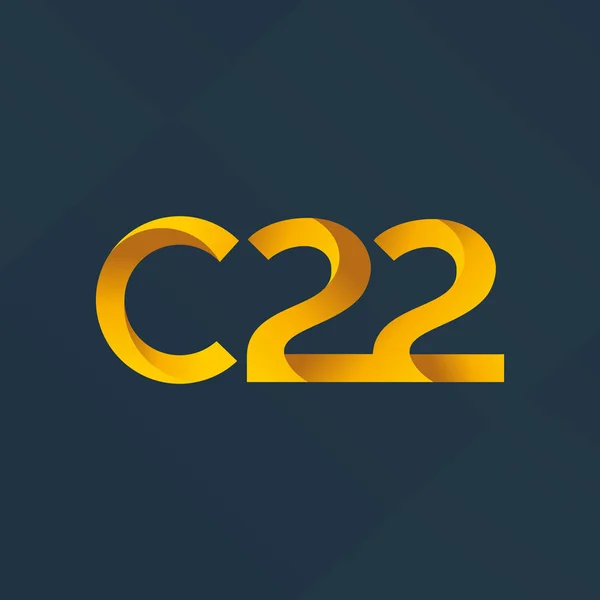 C22   joint logo — Stock Vector