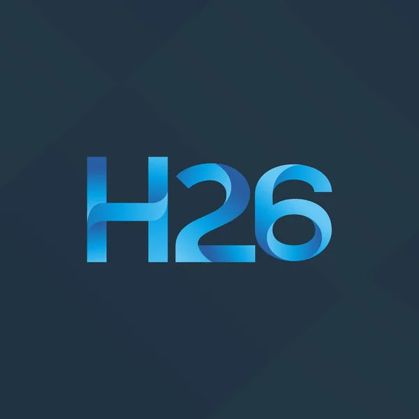 H26 спільний логотип — стоковий вектор