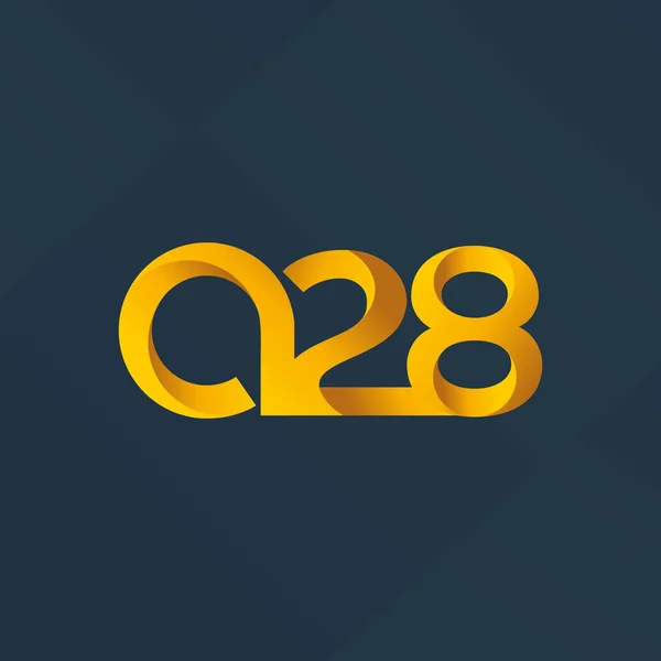 A 28 logo comune — Vettoriale Stock