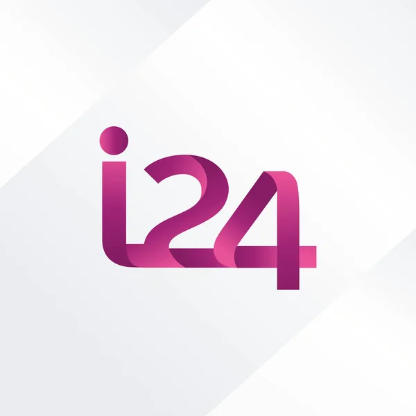 I 24 gemeinsames Logo — Stockvektor