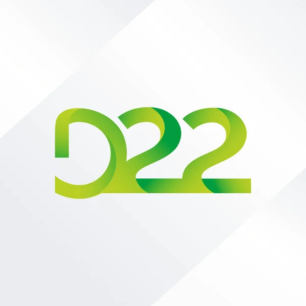 D 22  joint logo — Stock Vector