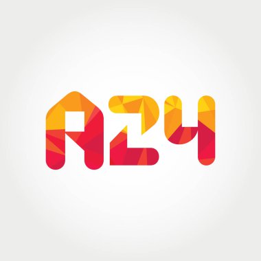 Geometrik sayı ve harf logo