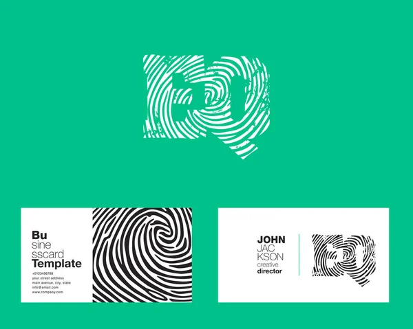 EQ Lettres Logo de l'entreprise — Image vectorielle