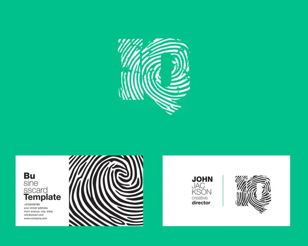 IQ Cartas logotipo de la empresa — Archivo Imágenes Vectoriales