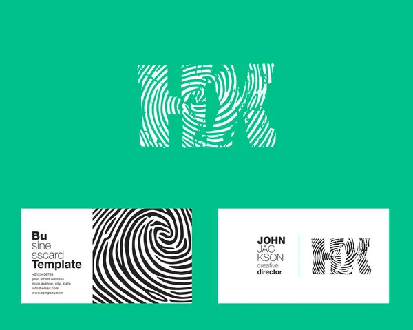 Το λογότυπο της εταιρείας γράμματα HX — Διανυσματικό Αρχείο
