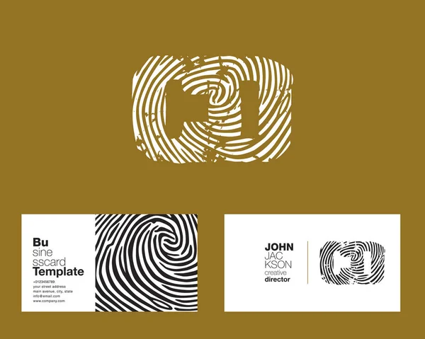 CD harfler şirket logosu — Stok Vektör
