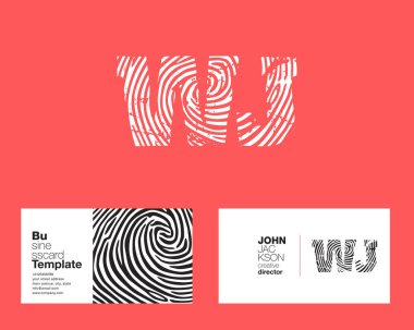 WJ harfler şirket logosu 