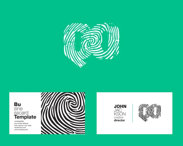Lettres QO Logo de l'entreprise — Image vectorielle