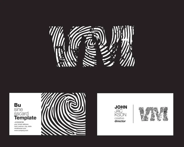Cartas VM logotipo de la empresa — Archivo Imágenes Vectoriales