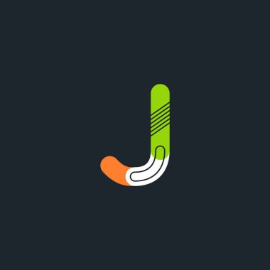J tek harf Logo
