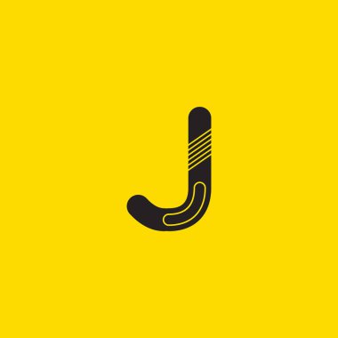 J tek harf Logo