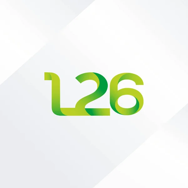 Logo lettre et numéro L26 — Image vectorielle