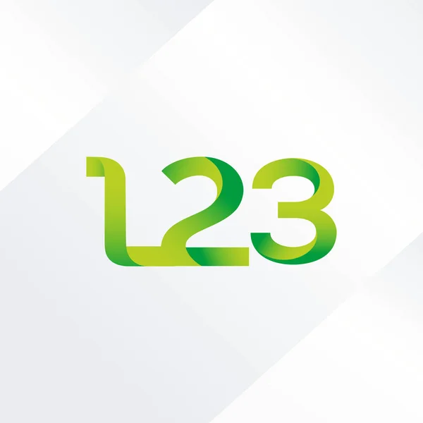 Logo lettre et numéro L23 — Image vectorielle