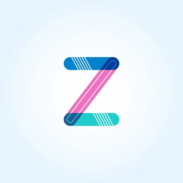 Z 1 つの文字ロゴ — ストックベクタ