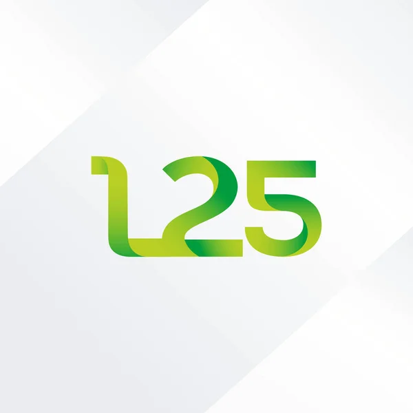 Litery i liczby logo L25 — Wektor stockowy