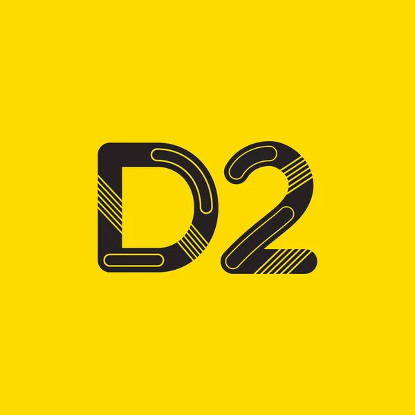 D2 közös logó — Stock Vector