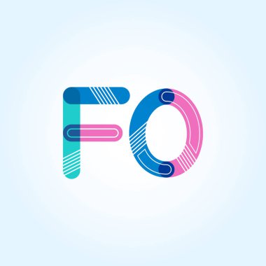 F0 mektup ve sayı logo simge