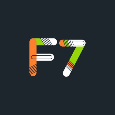 F7'ye mektup ve sayı logo simge