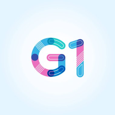 G1 mektup ve sayı logo simge