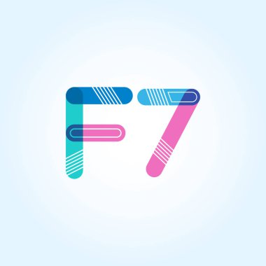 F7'ye mektup ve sayı logo simge
