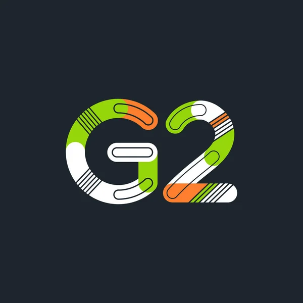 Logotipo conjunto G2 — Archivo Imágenes Vectoriales