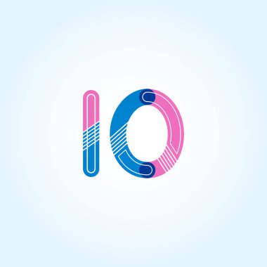 L0 mektup ve sayı logo simge