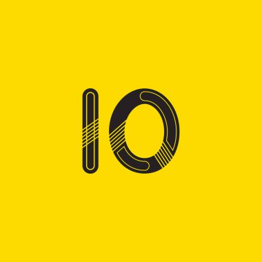 L0 mektup ve sayı logo simge