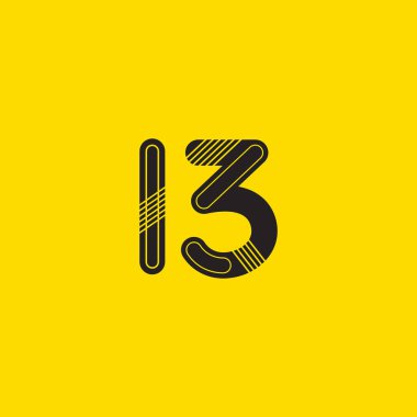 L3 mektup ve sayı logo simge