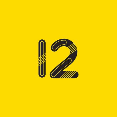 L2 mektup ve sayı logo simge