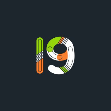 L19 mektup ve sayı logo simge