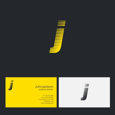 J harfi şirket logosu 