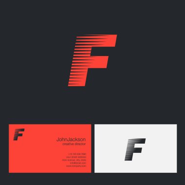 F harfi şirket logosu 