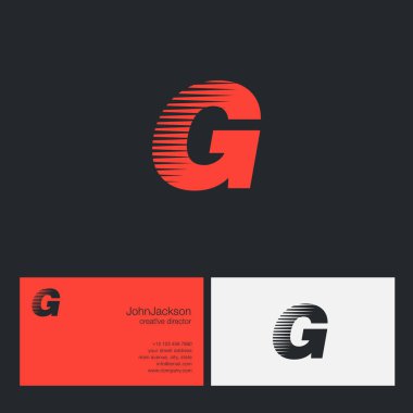 G harfi şirket logosu 