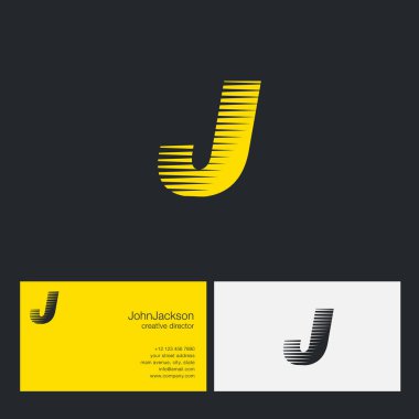 J harfi şirket logosu 