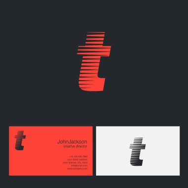 T harfi şirket logosu 