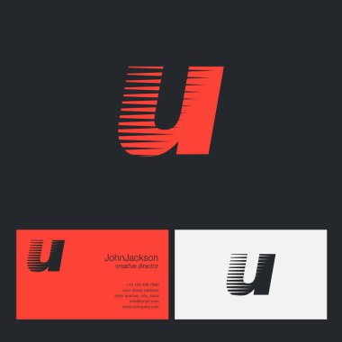 U harfi şirket logosu 